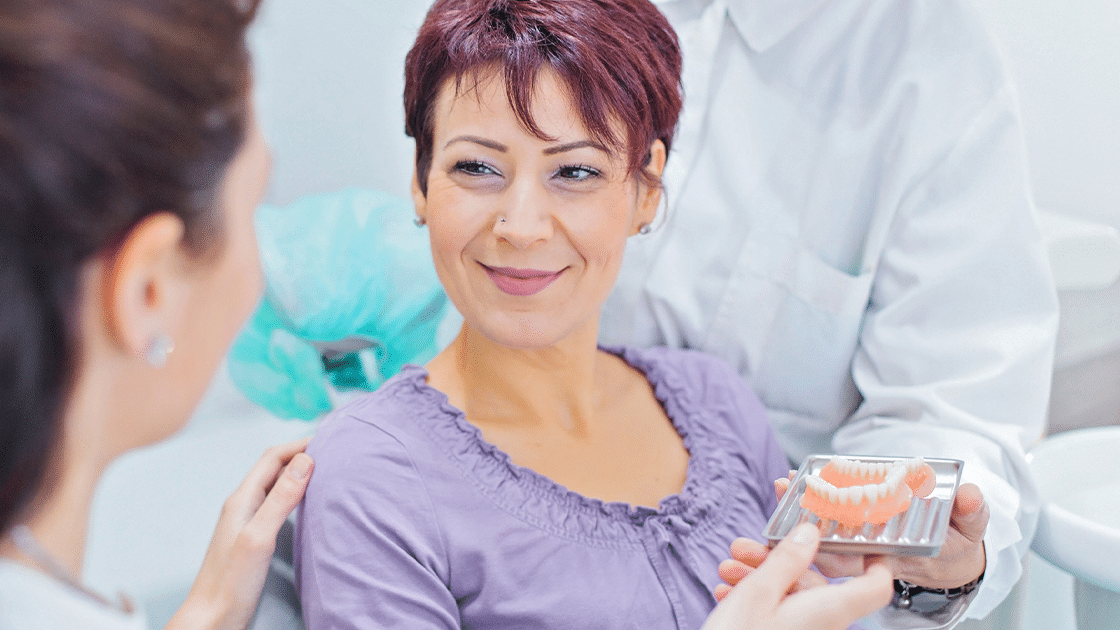 Person With Dentures